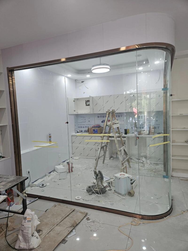 锦州市异形展柜玻璃异形展柜玻璃 - 价格